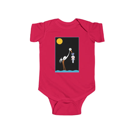 Moonlit Reverie Baby Bodysuit – Starlit Dreams & Timeless Arrival
