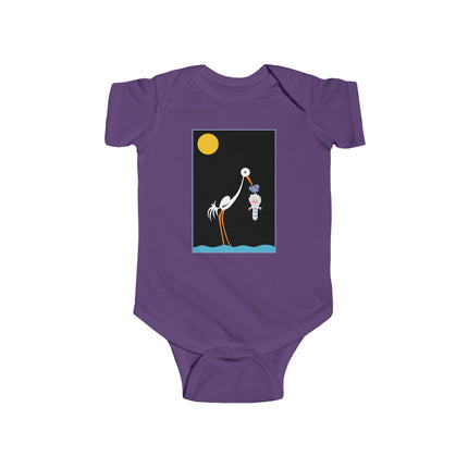 Moonlit Reverie Baby Bodysuit – Starlit Dreams & Timeless Arrival