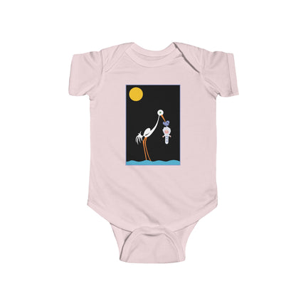 Moonlit Reverie Baby Bodysuit – Starlit Dreams & Timeless Arrival