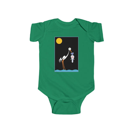 Moonlit Reverie Baby Bodysuit – Starlit Dreams & Timeless Arrival