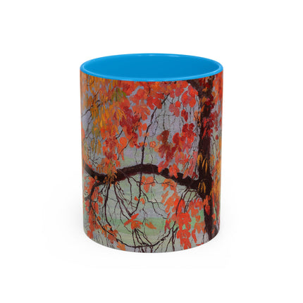 Autumn leaves by Edward Okuń Colorful Mugs (11oz, 15oz)