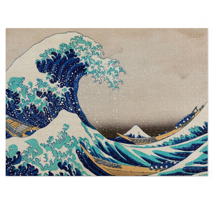 The Great Wave off Kanagawa by Katsushika Hokusai Puzzle (30, 110, 252, 500-Piece)