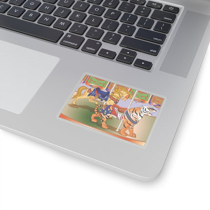 Carousel Splendor Kiss-Cut Stickers (4 Sizes)