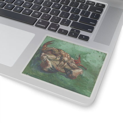 Crab on its Back by Vincent Van Gogh Kiss-Cut Stickers (4 Sizes)