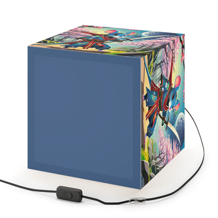 Cyber Samurai Rat Light Cube Lamp