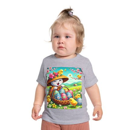 Geisha Kitten’s Easter Delight Baby Short Sleeve T-Shirt