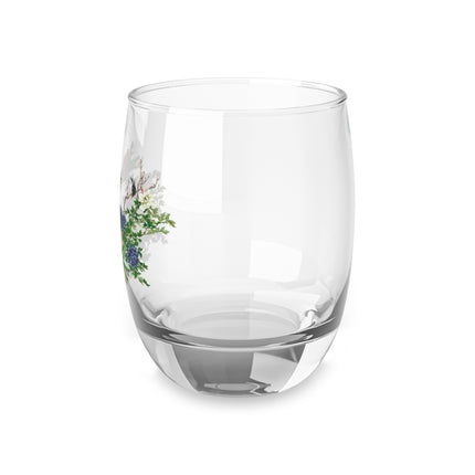 Peonies and Birds by Okamoto Shuki Whiskey Glass