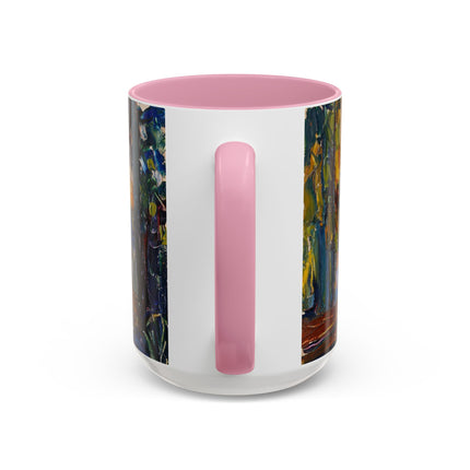 In the Park of St. Cloud by Wassily Kandinsky Colorful Mugs (11oz, 15oz)