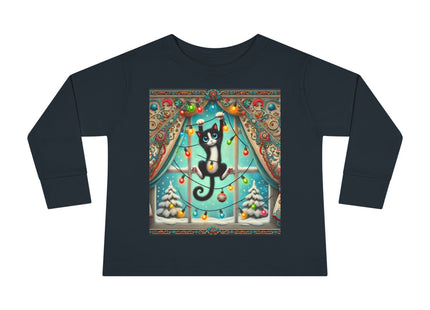 Mischief in Tinselland Toddler Long Sleeve Tee
