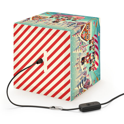 Nutcracker Candy-Striped Adventure Light Cube Lamp