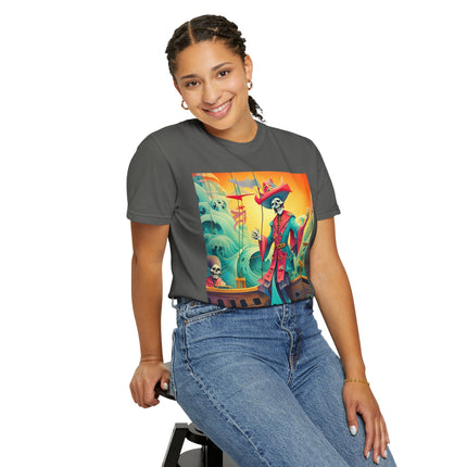 Skeleton Crew of the Misty Seas Unisex Garment-Dyed T-shirt