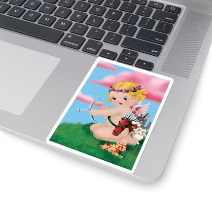 Cupid's Aim Kiss-Cut Stickers (4 Sizes)