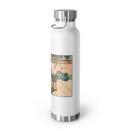 Mischievous Mice on Wheels Copper Vacuum Insulated Bottle, 22 oz