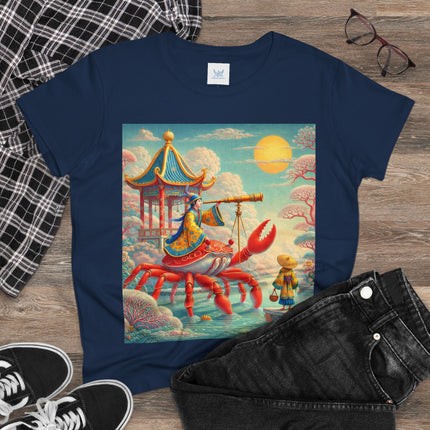 The Celestial Crab Navigator Cotton Tee