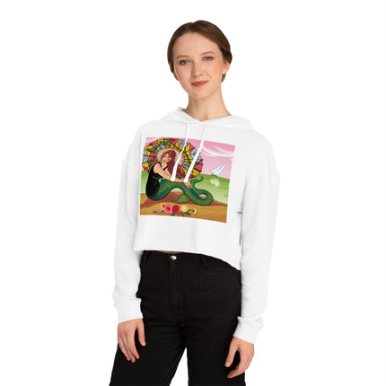 Siren Serenade Women’s Cropped Hooded Sweatshirt