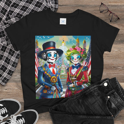 Cyber Punk Robots Cotton Tee