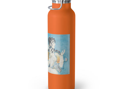 Reproduction of Ladies in Blue by Emile Gilliéron Copper Vacuum Insulated Bottle, 22oz