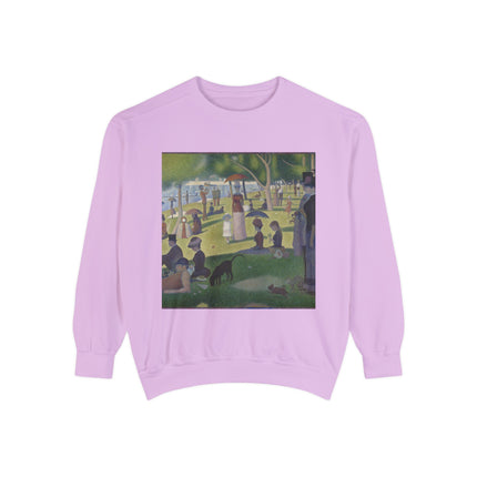 A Sunday on La Grande Jatte by Georges Seurat Unisex Garment-Dyed Sweatshirt