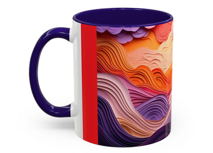 Dramatic Sunset Sky Colorful Mugs (11oz, 15oz)