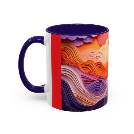 Dramatic Sunset Sky Colorful Mugs (11oz, 15oz)