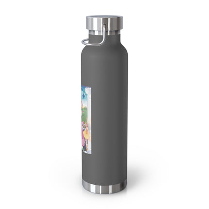 Graceful Enchantment Copper Vacuum Insulated Bottle, 22oz