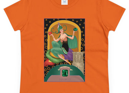 May & Emerald (from the Gem Series) by Sofia Chiostri Women's Midweight Cotton Tee