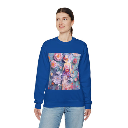 Aster Fairy Unisex Heavy Blend™ Crewneck Sweatshirt