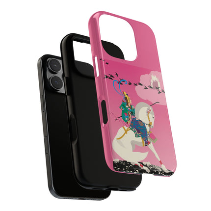 Samurai Princess on the White Steed Phone Case – Epic Grace & Mythic Power