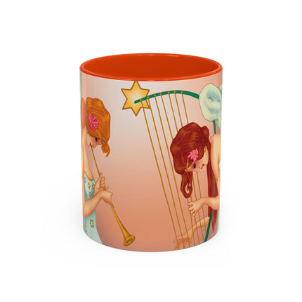 Heavenly Angel Duet Colorful Mugs (11oz, 15oz)