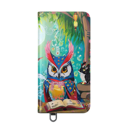 🦉✨ Owl's Magical Workshop Flip Case – Enchanted Wisdom & Arcane Wonder