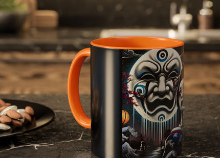 Geisha’s Black Ink Tears Colorful Mugs (11oz, 15oz)