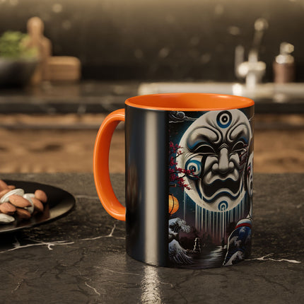 Geisha’s Black Ink Tears Colorful Mugs (11oz, 15oz)