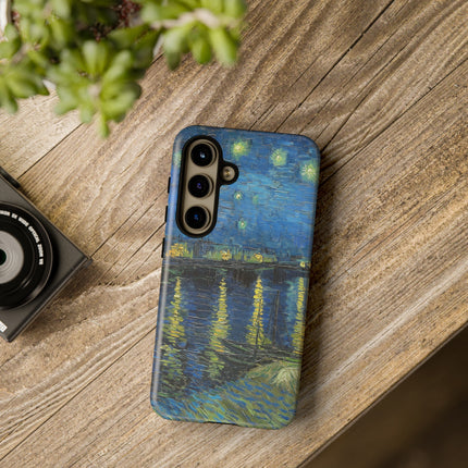 Starry Night Over the Rhone by Vincent Van Gogh Phone Cases