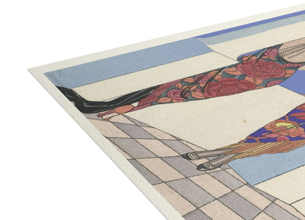 Le goût des châles by George Barbier Postcards (envelopes included) - Bundles of 10, 30, 50 Pieces