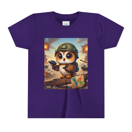 Owl on the Front Lines Youth Short Sleeve Tee