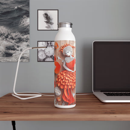 Poppy Fairy Slim Water Bottle