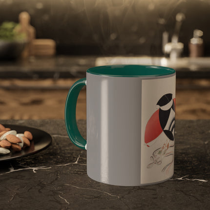 Illustrations of Japanese Toys Pl.056 by Kawasaki Kyosen Colorful Mugs, 11oz