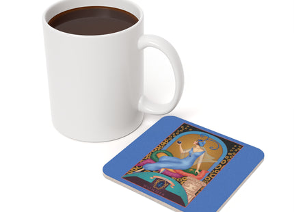 Virgo Zodiac Design – September & Sapphire | Cork Back Coaster
