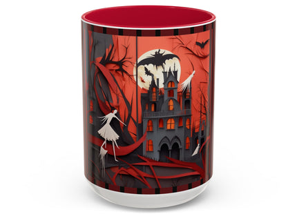 Halloween Night Scene Colorful Mugs (11oz, 15oz)