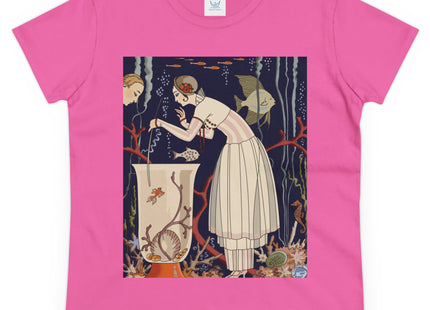 L'Etourdissant Petit Poisson (The Dazzling Little Fish) by George Barbier Women's Midweight Cotton Tee