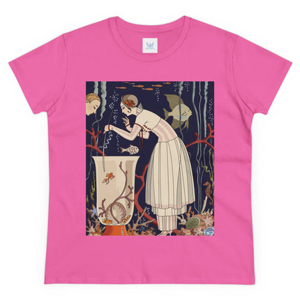 L'Etourdissant Petit Poisson (The Dazzling Little Fish) by George Barbier Women's Midweight Cotton Tee