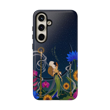 🌙🕯️ The Lady Of The Midnight Garden Phone Case – Art Deco Nocturne