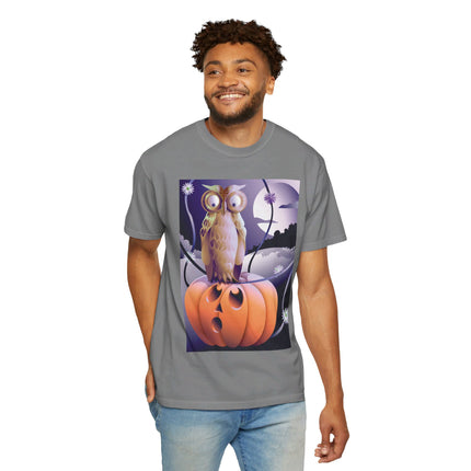 The Startled Pumpkin Unisex Garment-Dyed T-shirt