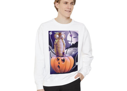 The Startled Pumpkin Unisex Garment-Dyed Sweatshirt