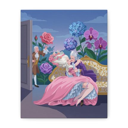 🌹💜 The Secret Embrace Placemat – Art Deco Floral Romance