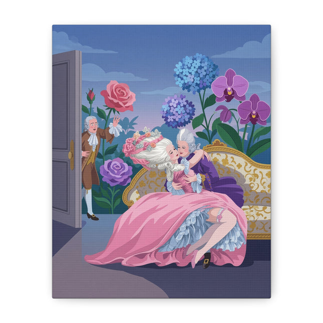 🌹💜 The Secret Embrace Placemat – Art Deco Floral Romance