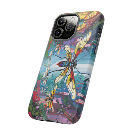 Neon Swarm Phone Cases