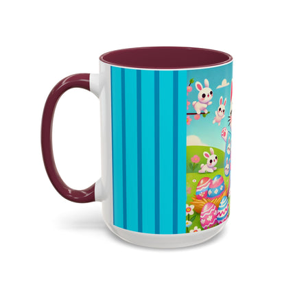 Springtime Kitten’s Easter Joy Colorful Mugs (11oz, 15oz)