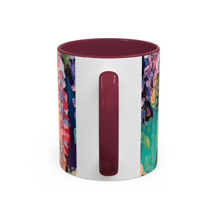 Golden Wisteria Symphony Colorful Mugs (11oz, 15oz)