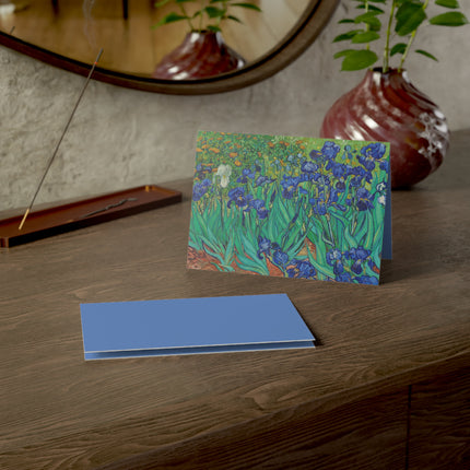 Irises by Vincent Van Gogh Greeting Cards (1, 10, 30, and 50pcs)